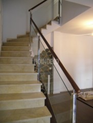 Baranda Inox, Madera y Cristal